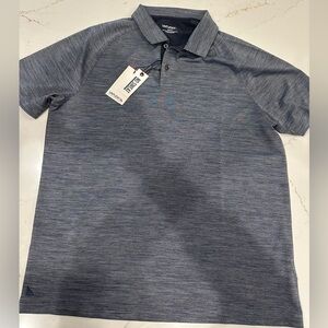 Untuckit navy and white blend polo .  Size M NWT